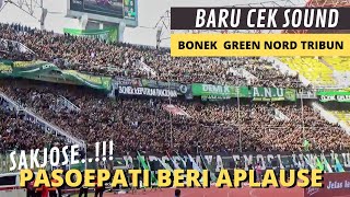 Download lagu Capo Ipul Cek Suara Bonek di Tribun Greennord, Pasoepati Langsung beri Aplause mp3
