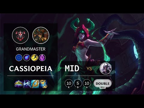 Cassiopeia Mid vs Syndra - EUW Grandmaster Patch 11.23