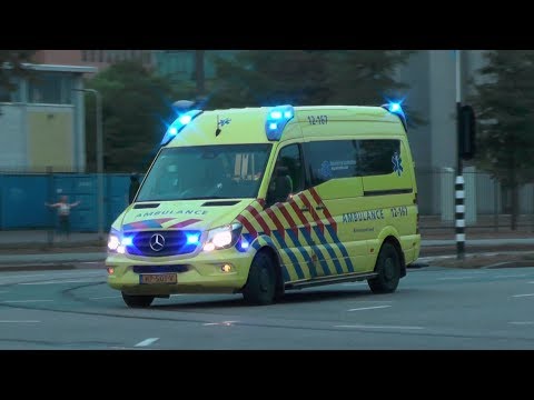 A1, C Miesen Ambulance 12-167 Hoofddorp naar het AUMC-VU