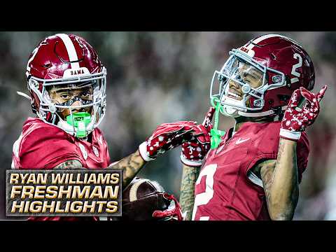 Ryan Williams' freshman season HIGHLIGHTS 🎥 | ESPN College Football