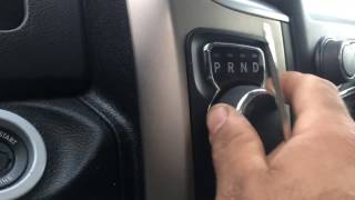 How to get a 2016 Dodge Ram 1500 into neutral