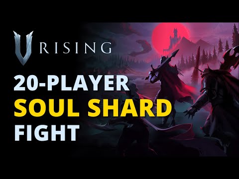 V Rising - 20 Players Fighting for Soul Shard of Solarus