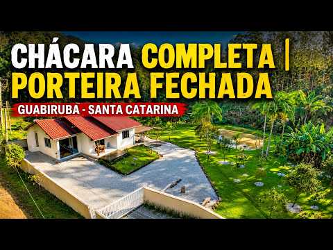 🌿 CHÁCARA COMPLETA | PORTEIRA FECHADA 🌿 GUABIRUBA - SANTA CATARINA