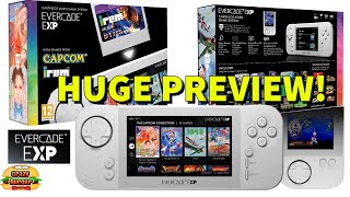 Evercade EXP HUGE Preview! Sneak Peek Behind Scenes Footage - Plus All Capcom & Irem Games Played!