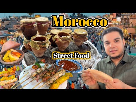 Morocco Fast Food !Marrakesh Street Food Tour 2025