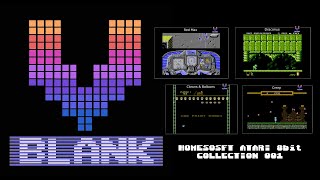 Atari 8bit Homesoft Compilation Disk 001 #Atari400mini