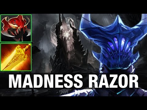 RAZOR WITH MASK OF MADNESS - ACE 8.2K - Dota 2