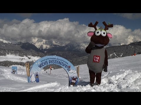 Widi das Ötztal Maskottchen in HOCH OETZ