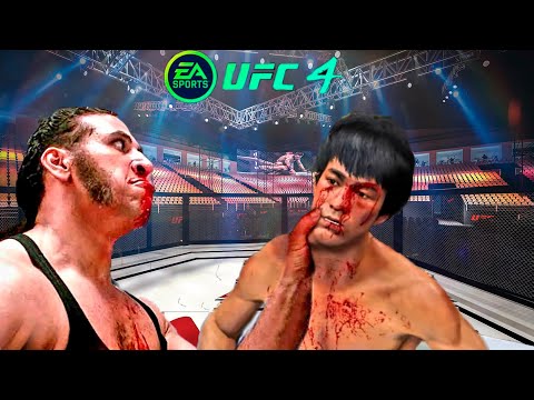 🐉UFC 4 l Bruce Lee vs Crazy Goliath - Dragon Fight🐉