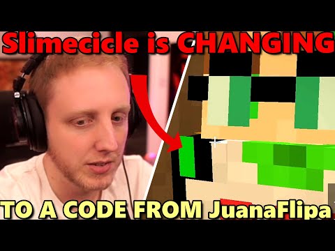 Jetmoh - Philza Notices Slimecicle is turing to a code from Juana Flipa on QSMP Minecraft