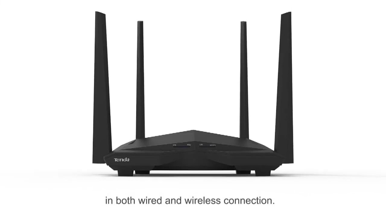 Wi-Fi роутер Tenda AC10, черный