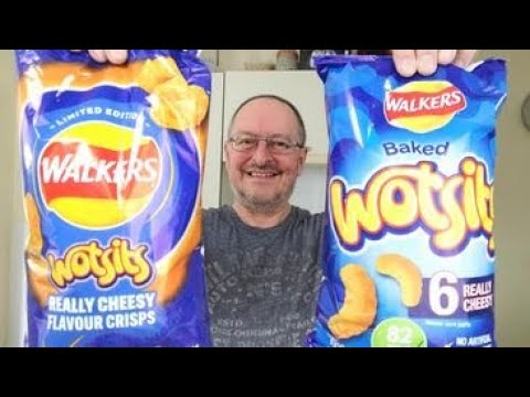 Walkers Limited Edition Wotsits Really Cheesy Crisps Vs Original Cheesy Wotsits ~ Food Review