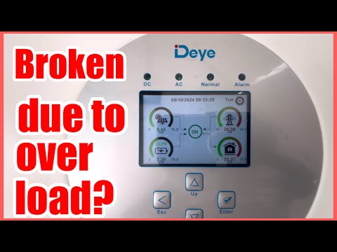 Stress testing sa 16kw Hybrid Solar Power set up, 33kw actual load!