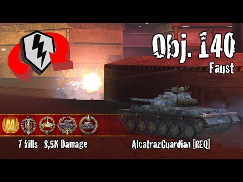 WoT Blitz Obj. 140 - 7 Kills 8,5k Damage Replay