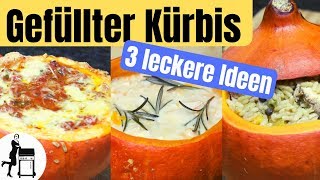 Gefüllter Kürbis - gigantisches Herbst Rezept