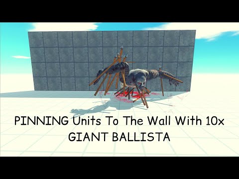 #Shorts | PINNING Units To The Wall With 10x GIANT BALLISTA ARBS |Animal Revolt Battle Simulator