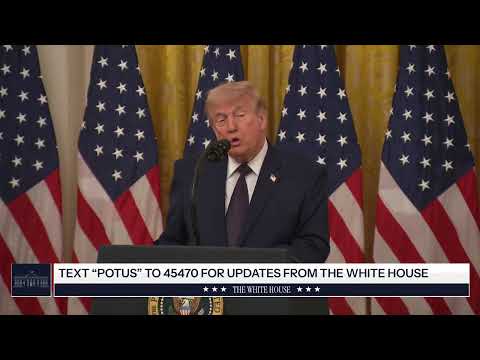 President Trump Participates in a Swearing-In Ceremony for the Chairman of the Federal Reserve