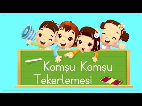 Komşu Komşu hu huuuu Tekerlemesi - 1. Sınıf Hızlı Okuma Metinleri