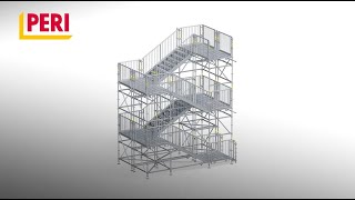 SCAFFOLDING | PERI UP Public Stair (EN)