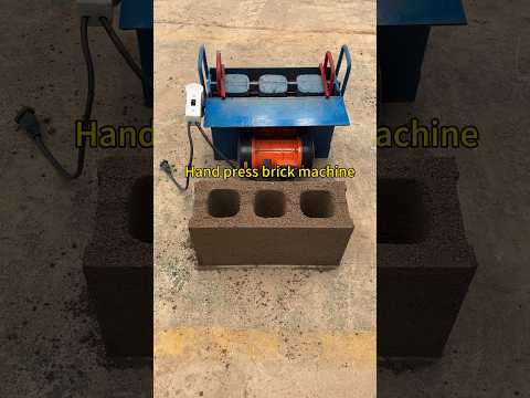cheap and small manual hollow blocks making machine #brickwork#brick machine #block machine #blocks