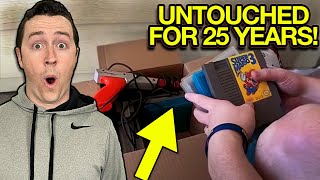 She brought out a box of buried Nintendo treasure...