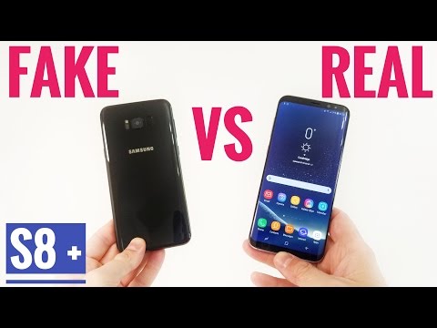 FAKE VS REAL Samsung Galaxy S8 Plus - Buyers Beware!
