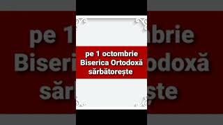 calendar ortodox 1 octombrie 2022