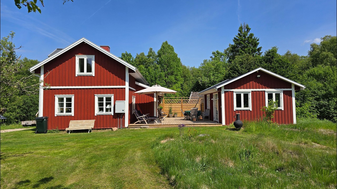 4 rum Vinterbonat fritidshus på Flahult NORRA HULT 1 Ljungby kommun - video