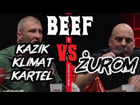 BEEF ŻUROM VS KAZIK KLIMAT KARTEL (KONFERENCJA PRIME SHOW MMA 15)