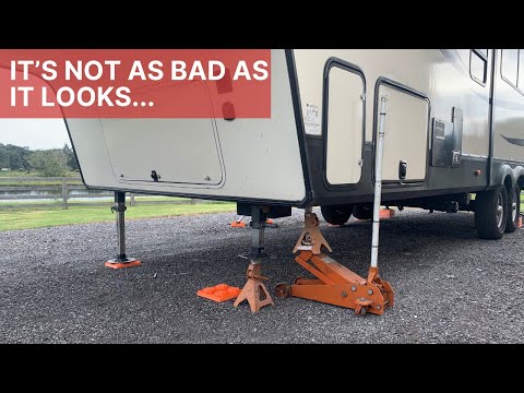 Grand Design Front Jack Repair | 5Th Wheel Landing Gear Failure
