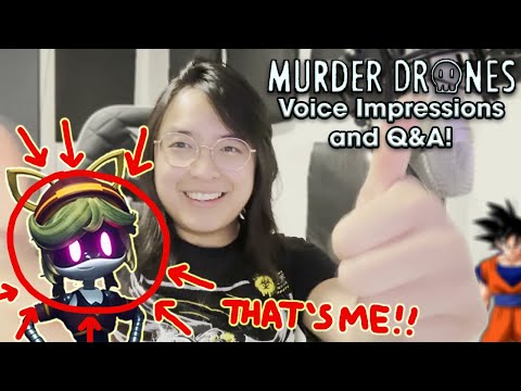 Murder Drones Impressions by LIZZY'S VOICE ACTOR + Q&A!!
