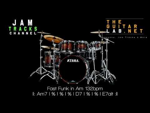 Drums Backing Track / Fast Funk / Fusion Jam
