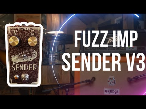 Fuzz IMP Sender (Tonebender clone) 2020s - black and gold image 5