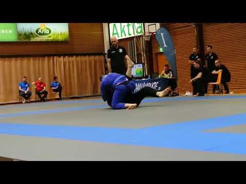BJJ Finnish Open 2019 Men Blue Belts 100 5+ kg Final Anton Dmitrakov   Sakari Valo