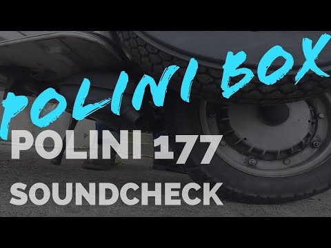 vespa POLINI original BOX & polini 177 SOUNDcheck #28 / FMPguides