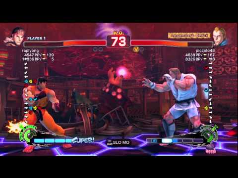 rapiyong [Ryu] vs. piccolo48 [Abel] | SSF4 Arcade Edition