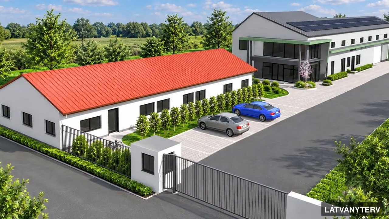 Kiadó új építésű csarnok, Martonvásár 273 m² 696 E Ft/hó + Áfa