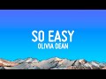 Olivia Dean - So Easy (To Fall In Love) (Lyrics)