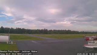 Jackman, Maine - Newton Field Airport - Cam Left