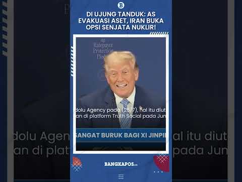 Di Ujung Tanduk: AS Evakuasi Aset, Iran Buka Opsi Senjata Nuklir!