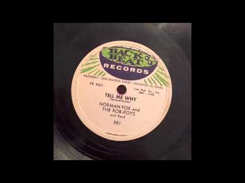 Norman Fox The Rob-roys - Tell Me Why 78 rpm!
