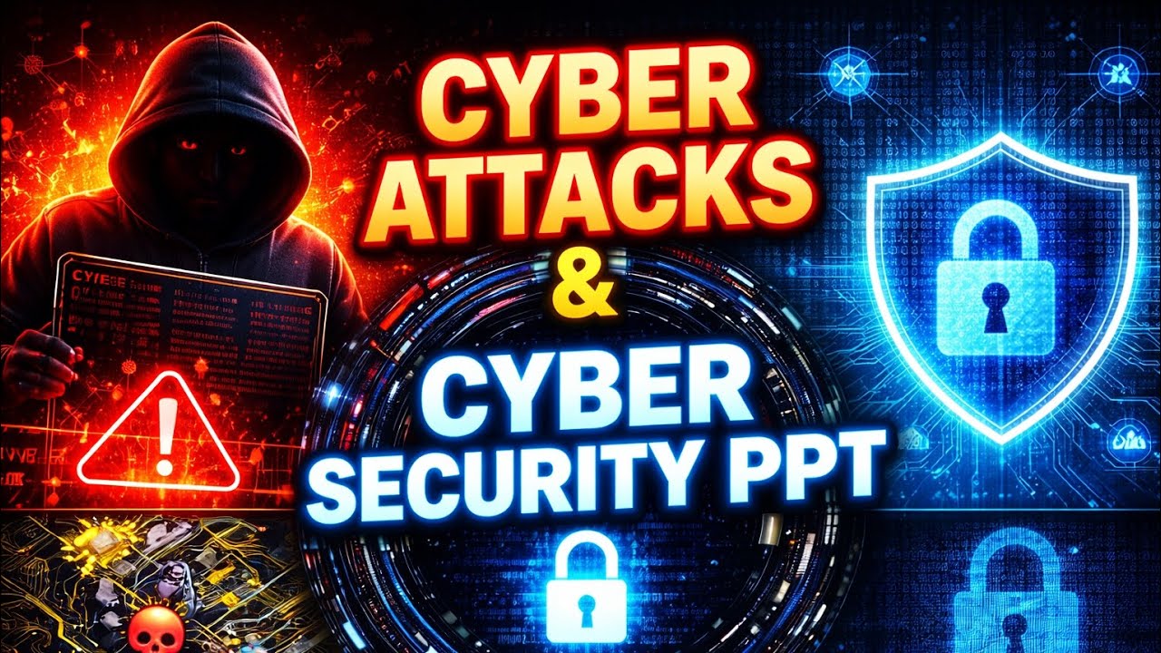 Cyberattack and Cyber security PPT🖥 #cyberattack #cybersecurity#presentation#ppt #cyber