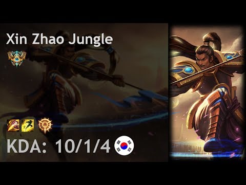 Xin Zhao Jungle vs Sejuani - KR Challenger Patch 8.2