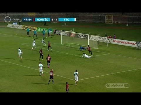 Benjamin Lauth gólja a Budapest Honvéd - Ferencvárosi TC mérkőzésen