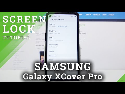 How to Set Up Screen Lock on SAMSUNG Galaxy XCover Pro – Screen Lock Methods