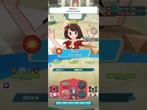 [Pokemon Masters EX] Super Sparring No.17 | Challenge Fire 3vs1 ver.2 | 12M with ALeon (Max Dmg Cap)