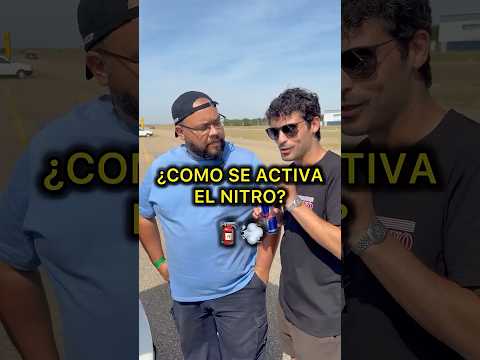 Activación del óxido nitroso: dos etapas con botón y acelerador a fondo. 🧯💨