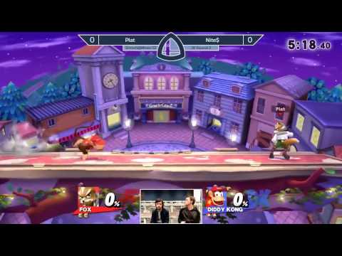 Sm4sh@Mines 52 - Plat (Fox) Vs. Nite$ (Diddy Kong) - Winners Round 2
