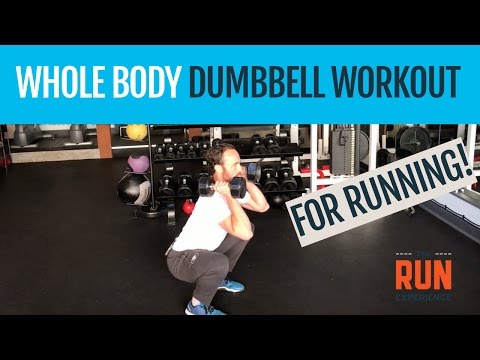 Whole Body Dumbbell Strength Training Workout For Running thumbnail