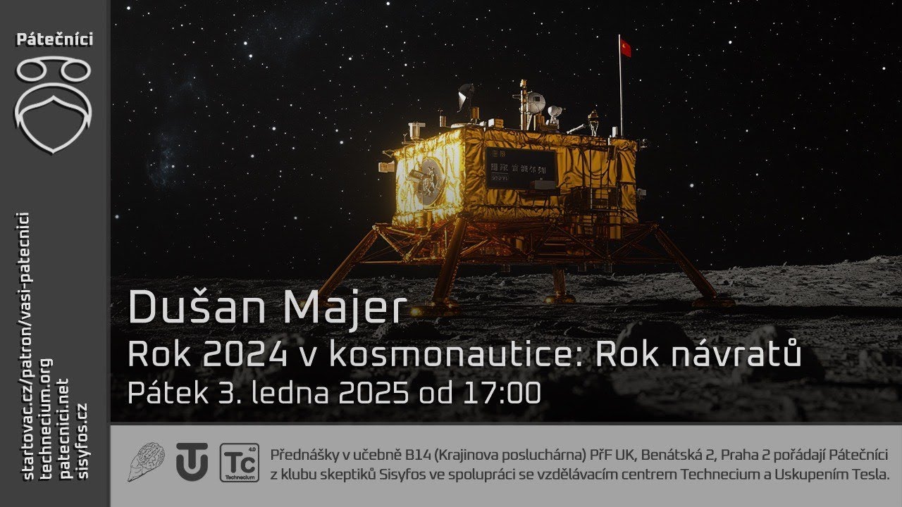 Dušan Majer: Rok 2024 v kosmonautice - Rok návratů (@kosmonautixczTV)